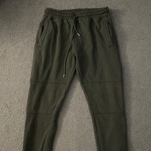 Army green joggers